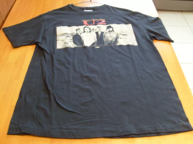 U2 Vintage Concert T Shirt The Joshua Tree Tour 1987 Hanes Xl Cotton Bono Edge