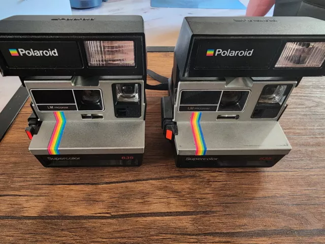 Lot de 2 Polaroid 635