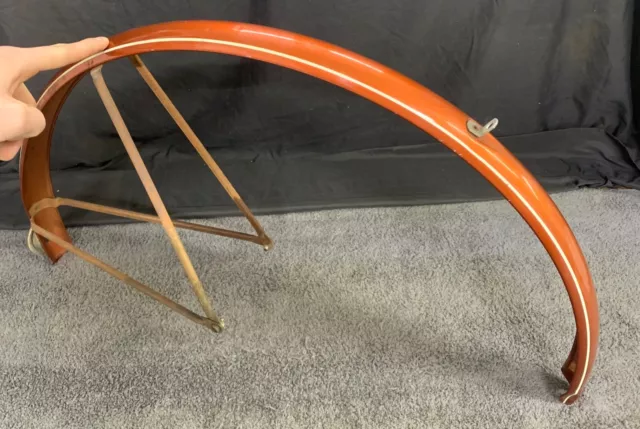 Vintage Schwinn Rear Fender w/ Reflector 1974 Suburban / Chestnut Orange Nice! Vintage Schwinn Rear Fender w/ Reflector 1974 Suburban / Chestnut Orange Nice!