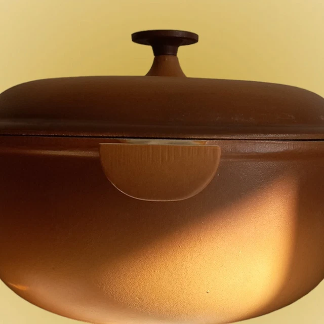 cocotte en fonte émaillée le creuset vintage 1970 N° 17