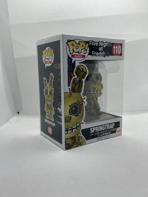 Pop Springtap FNAF FIVE NIGHTS at freddy's funko pop Springtrap 110 £34.00 - PicClick UK