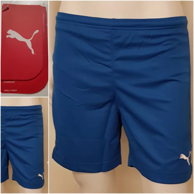 Puma Kinder Shorts Short Vencida Fußball Sport kurze Hose blau 116 - 176 O60-62