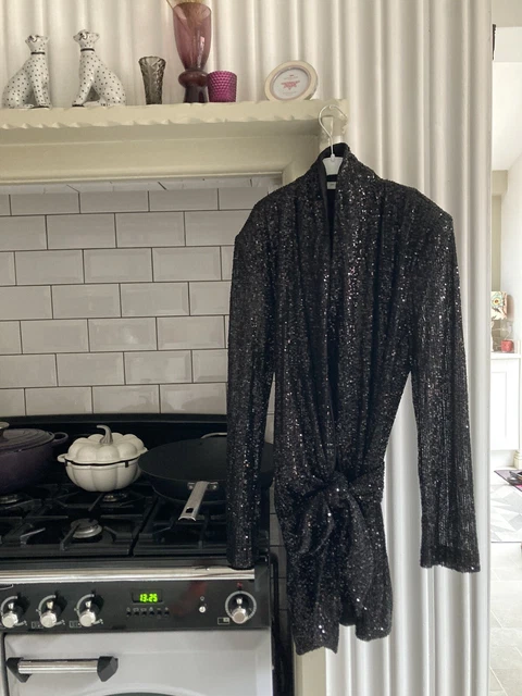 zara crossover dress with sequins Zara Long Sequinned Net Dress