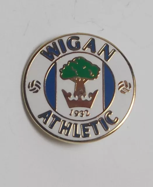 Wigan Athletic Fc -  Enamel Crest Badge.