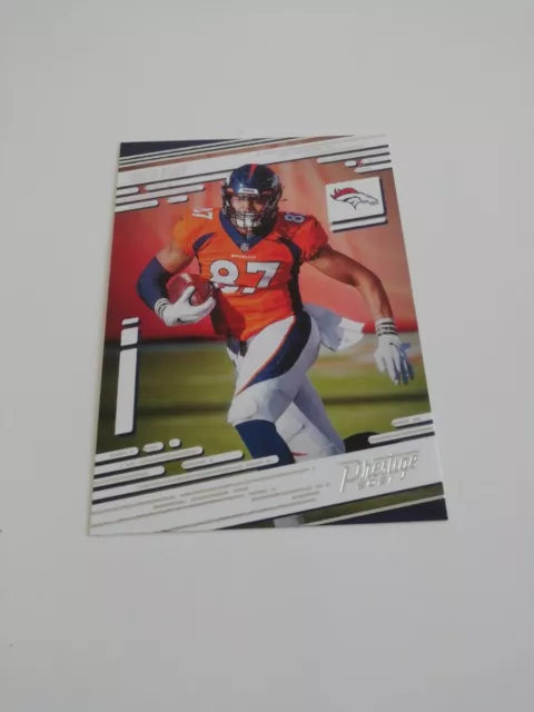Noah Fant Denver Broncos 2021 Prestige #40 NFL Trading Card