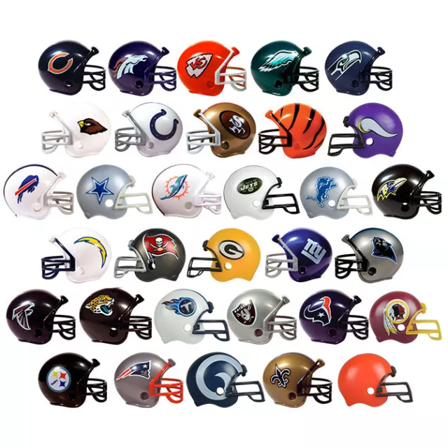 NFL Mini Pocket Size Football Helmet Pick Your Favorite Team Gumball