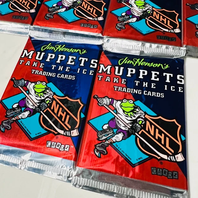 10 NEW PACKS 1994 Jim Henson's Muppets NHL Trading Cards Pack Sealed