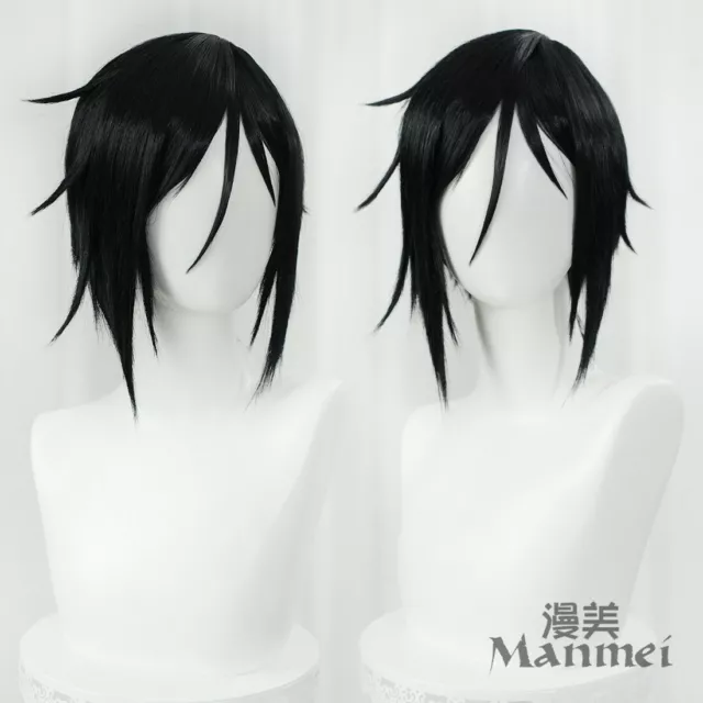 Black Butler Sebastian·Michaelis Cosplay Hair Synthetic Wig Halloween Party Wig