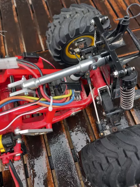 Abstützung Verstärkung Frontplatte Tamiya Monster Beetle Alu CNC