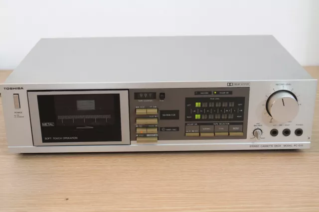 Toshiba PC-G10 Vintage Stereo Kassetten Deck
