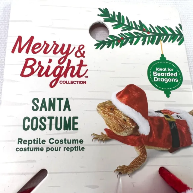 Santa Costume for Bearded Dragons Merry & Bright Collection NEW!
