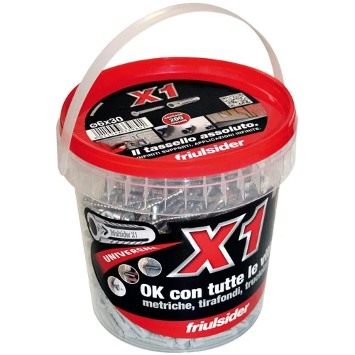 100 Tasselli Nylon Con Vite 8x51mm - Friulsider Per Fai Da Te - Foto 7