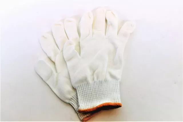 10 paires de gants de travail tricotés en tissu mélangé taille 8 Gants de montag