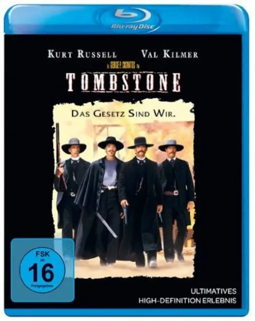 Tombstone (Blu-ray) Russell Kurt Kilmer Val Heston Charlton Biehn Michael Boothe