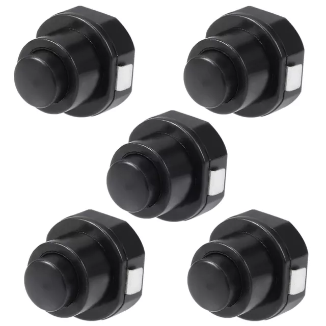 5 Pcs Latching Action Flashlight Torch Push Button Switch Latching Contact