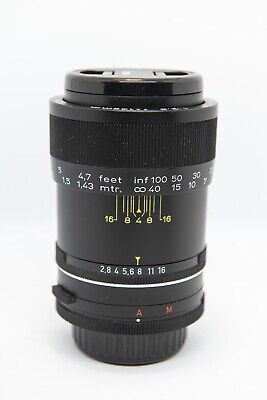 Objectif Fixe Auto REVUENON 135mm f/2,8 M42 - Canon/Pentax/Nikon/Olympus/Sony