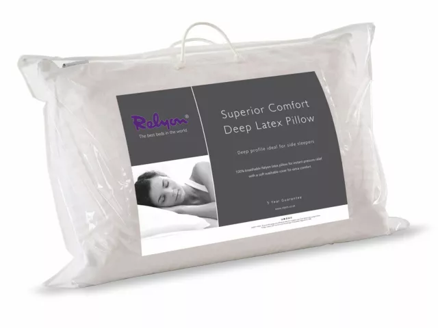 Dunlopillo super comfort deals deep latex pillows