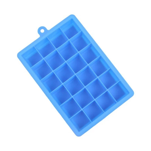 24 cavità silicone a forma quadrata fai da te caramelle cupcake gelatina stampo schienale