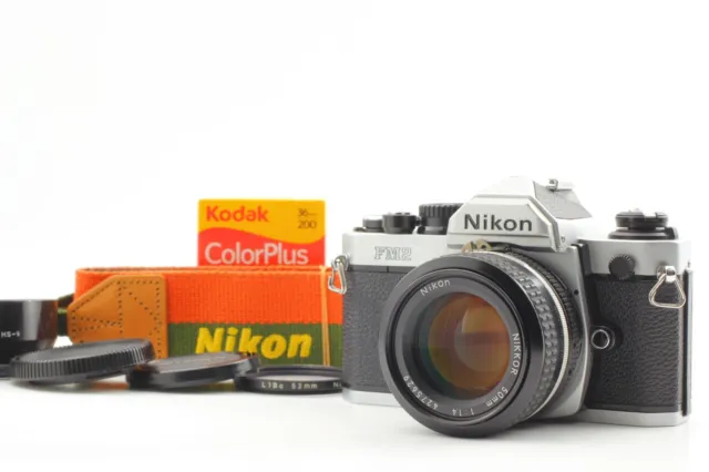 [N MINT] Nikon New FM2 FM2N Silver Film Camera  Ai 50mm f1.4 Lens From JAPAN K74