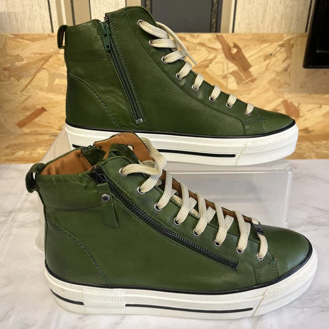 Moda in pelle fianntas lace up trainers store