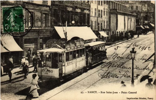 CPA AK NANCY - Rue St-JEAN - Central Point (484287)