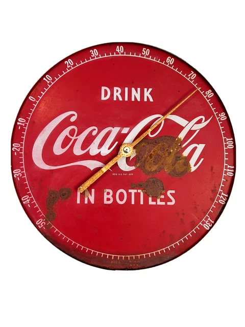 coke thermometer vintage, original