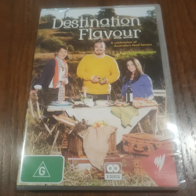 DESTINATION FLAVOUR The Complete Series (2 Disc DVD) - Region 4 **NEW & SEALED**