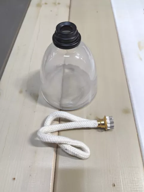 Glass Fragrance Diffuser Catalytic Burner Incense Clear Air Freshener Minimalist