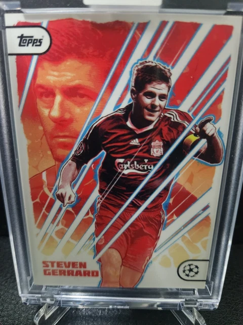 Carte Topps Project 22 – Steven Gerrard Liverpool Par Vincent Aseo – Édition Collector