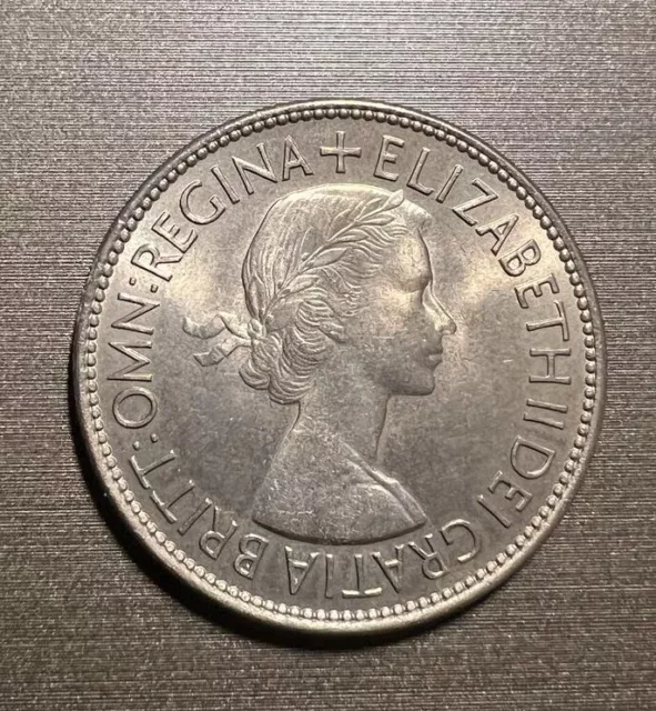 Half Crown Münze 1954-1967 Großbritannien Queen Elizabeth II. SS-VZ