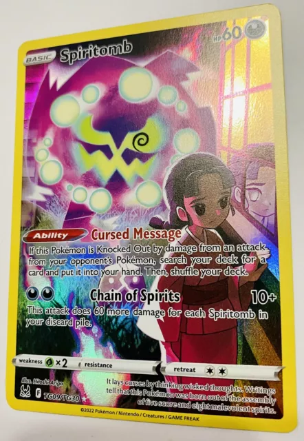 SPIRITOMB - LOST Origin Trainer Gallery TG09/TG30 - Pokemon Card Near Mint  $3.10 - PicClick AU