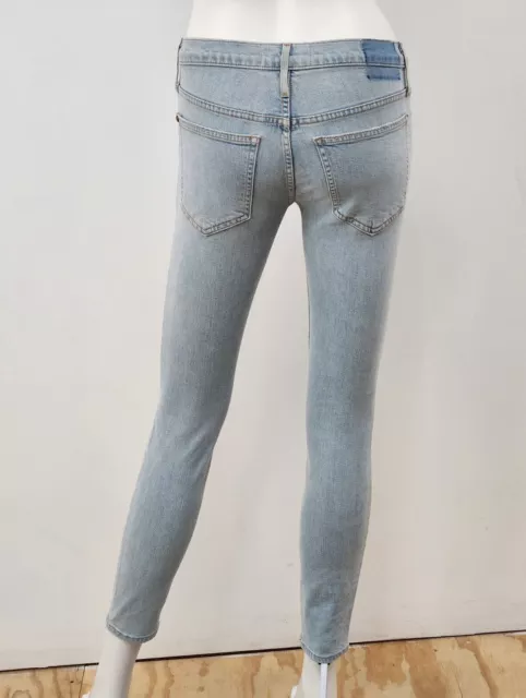 The Great Skinny Skinny Jeans Size 25 Low rise Light Blue Denim 2