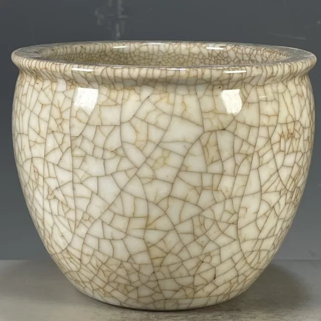 Chinese Porcelain Song Dynasty Ge Kiln White Glaze Crack Glaze Tea Cup 5.39 Inch