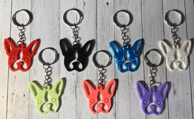 Boston Terrier Keychain