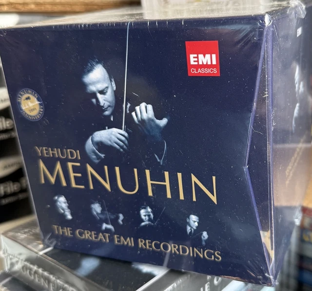 YEHUDI MENUHIN: THE Great EMI Recordings 51-CD Box Set Violin