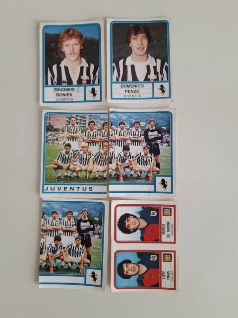 Loto 25 Figurines Panini Calciatori 1981/82 – Autocollants Avec Velin