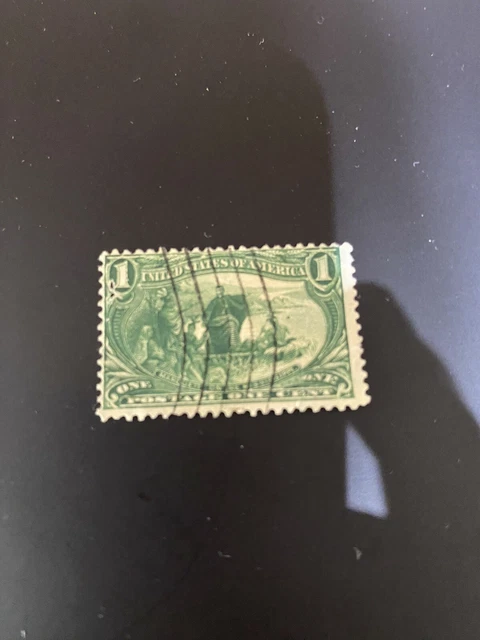 – 1898 1c Trans-Mississippi Exposition: Marquette on the Mississippi.