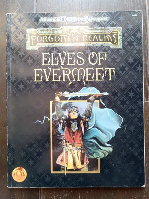 Advanced Dungeons & Dragons AD&D - Forgotten Realms accessory: Elves of Evermeet
