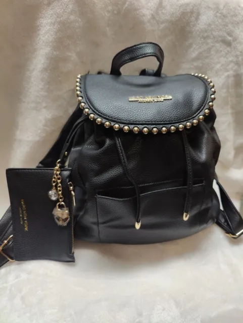 Purse/Bag/Handbag Marc New York Andrew Mark Backpack w/coin wallet black leather