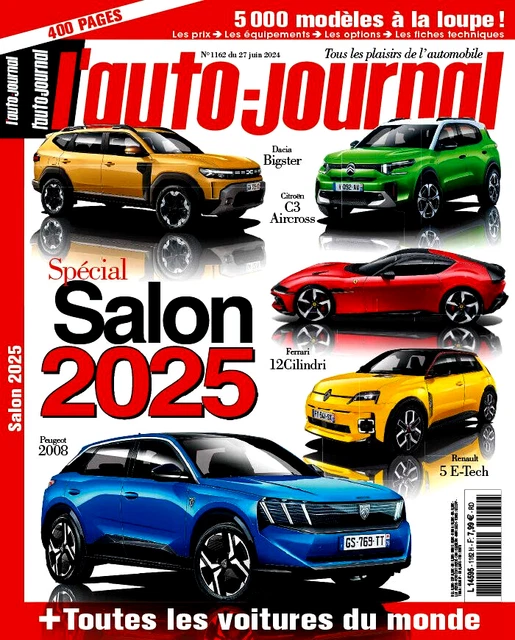 L'AUTO JOURNAL MAGAZINE Hors serie SALON 2025 + TOUTES LES VOITURES DU ...