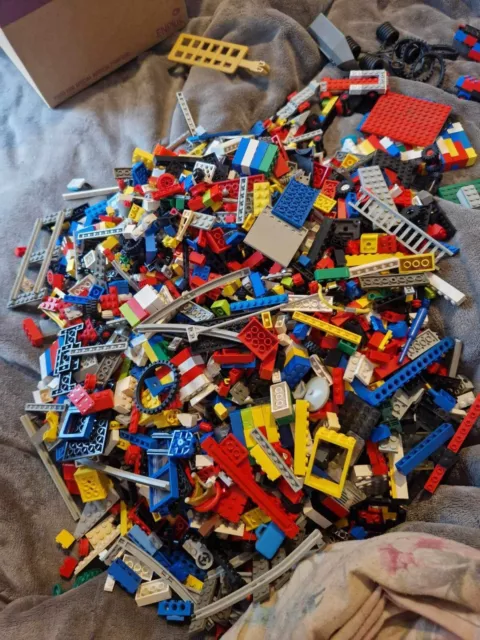 Grande lotto di lavoro pacchetto LEGO vintage misto 6,8 kg lavoro lotto oggetti interessanti