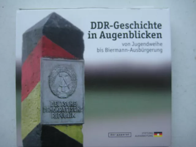 3 CDs DDR-Geschichte in Augenblicken Jugendweihe bis Biermann-Ausbürgerung MfS