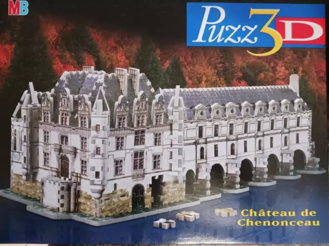 Puzzle 3D MB représentant le Château de Chenonceau 806 pièces