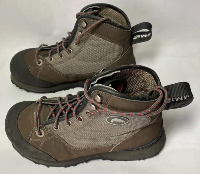 SIMMS Fly Fishing Wading Boots w/ Rubber Sole Men's US 11