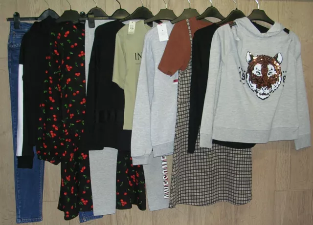 RIVER ISLAND NEXT ZARA FIRETRAP etc Girls Bundle Jeans Tops Dress Age 11-12