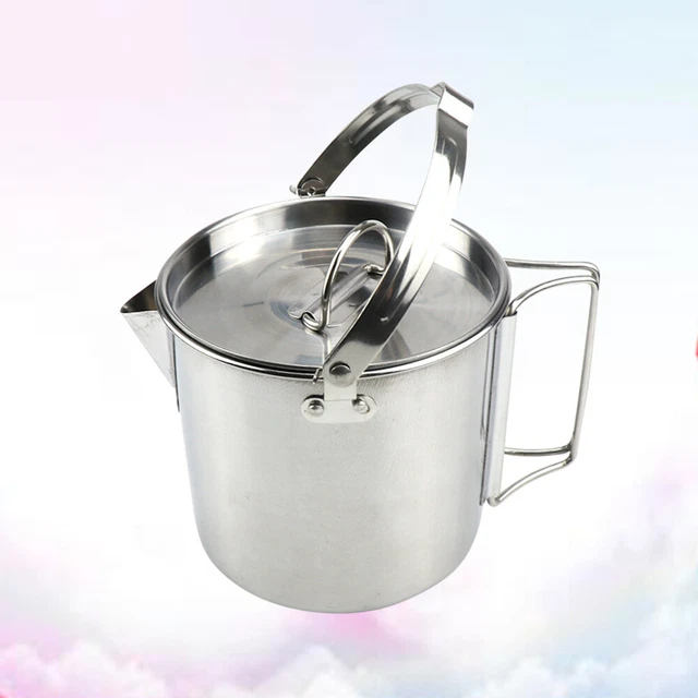 Stainless Steel Cooking Utensils Stainless Steel Backpacking Pot Kettle