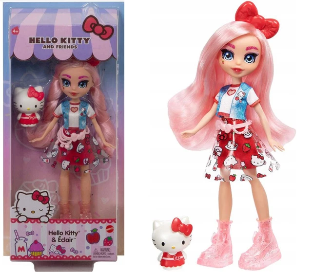Mattel Sanrio My Melody Stylie-Puppe (ca. 25 Cm) – Mit Trendigem Rocker-Outfit, Glitzer-Sneakern Und Tollem Zubehör – Tolles Geschenk Für Kinder Ab 3