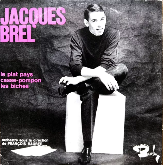 Jacques Brel CD EP Le Plat Pays