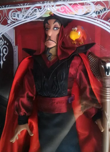 Disney store limited edition Jafar cartone Aladdin doll 17" bambola collezione