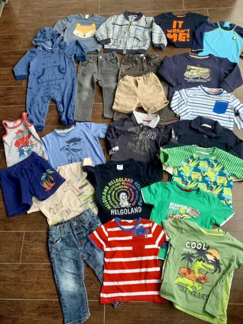 Jungen Kleiderpaket, Gr. 86/92 Frühling/ Sommer 24 Teilig Neuwertig